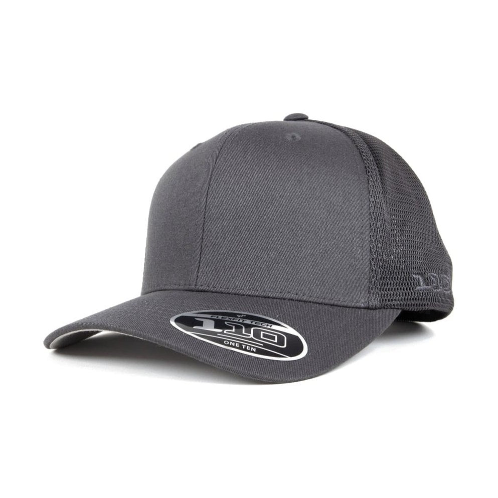 Flexfit 110M Mesh Back Snapback - Charcoal