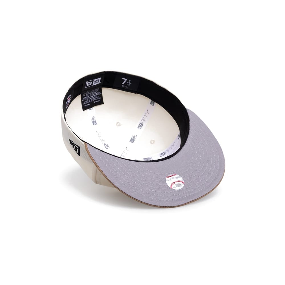 New Era 59FIFTY Chrome Fitted Cap Los Angeles Dodgers - Chrome White / Black