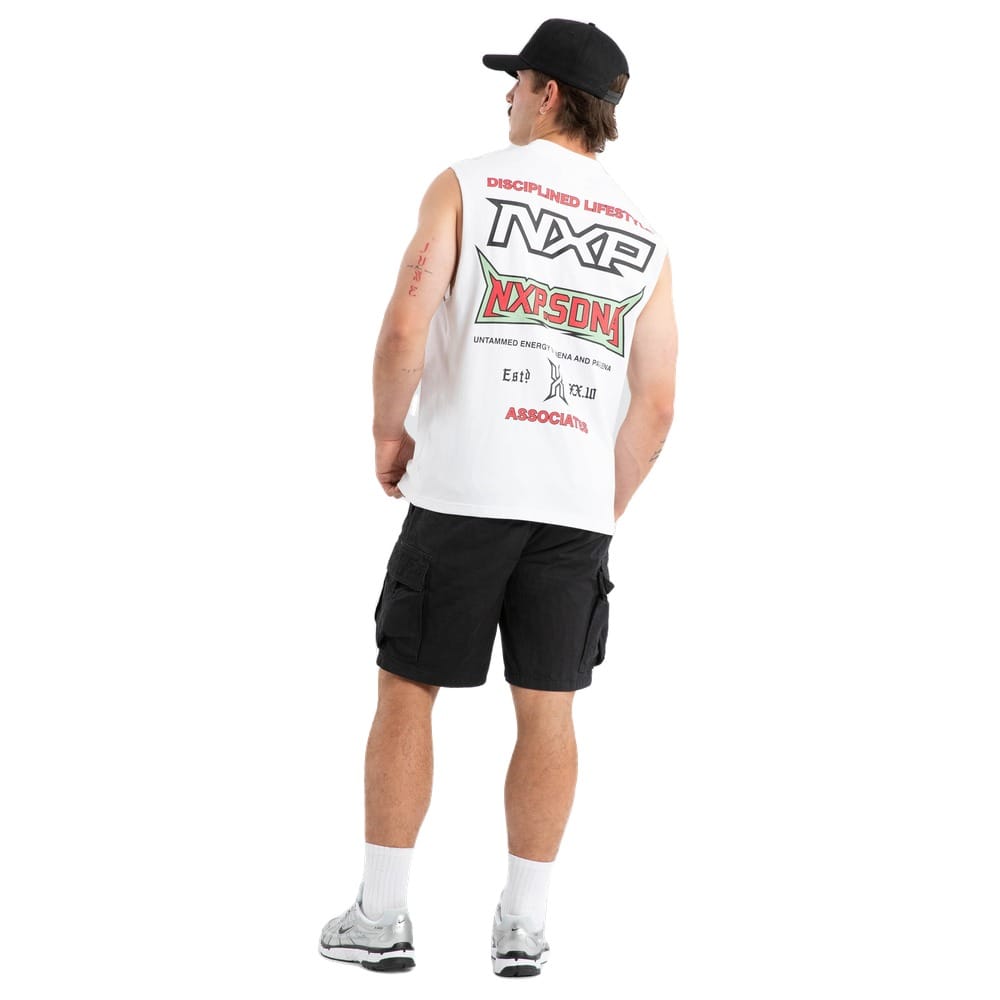 NXP Champion Raptor Muscle Tee - White