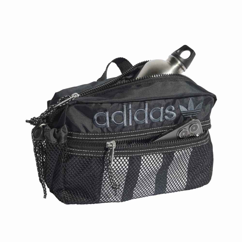 adidas Mesh Waist Bag - Black