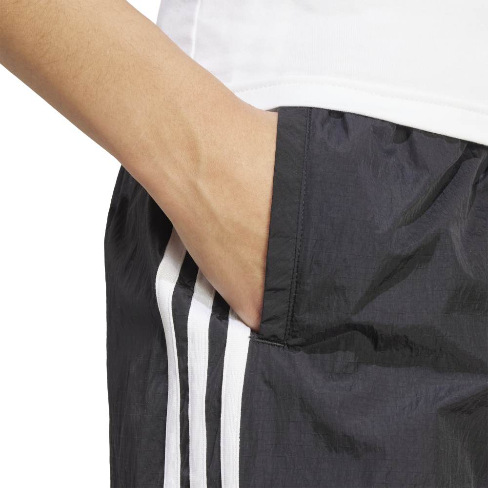adidas Womens Adicolor 3-Stripes Woven Short - Black / White