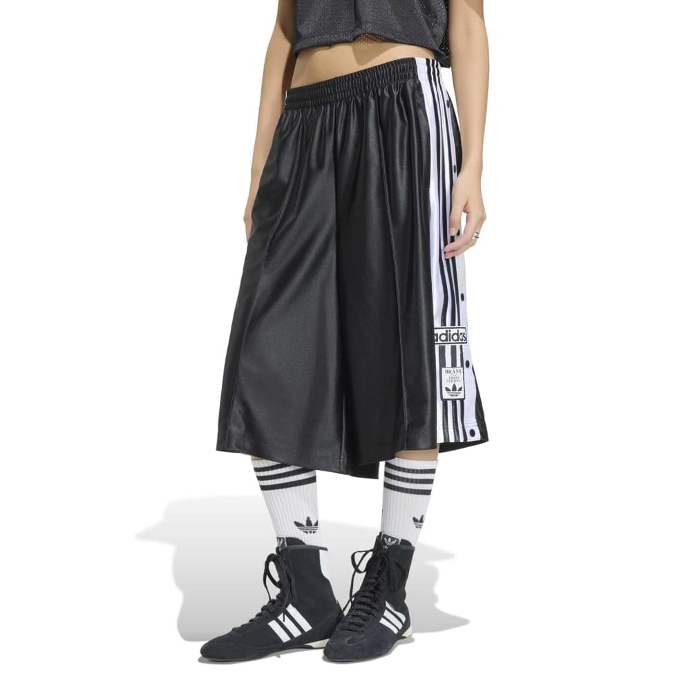 Adidas Womens Long Shorts - Black / White