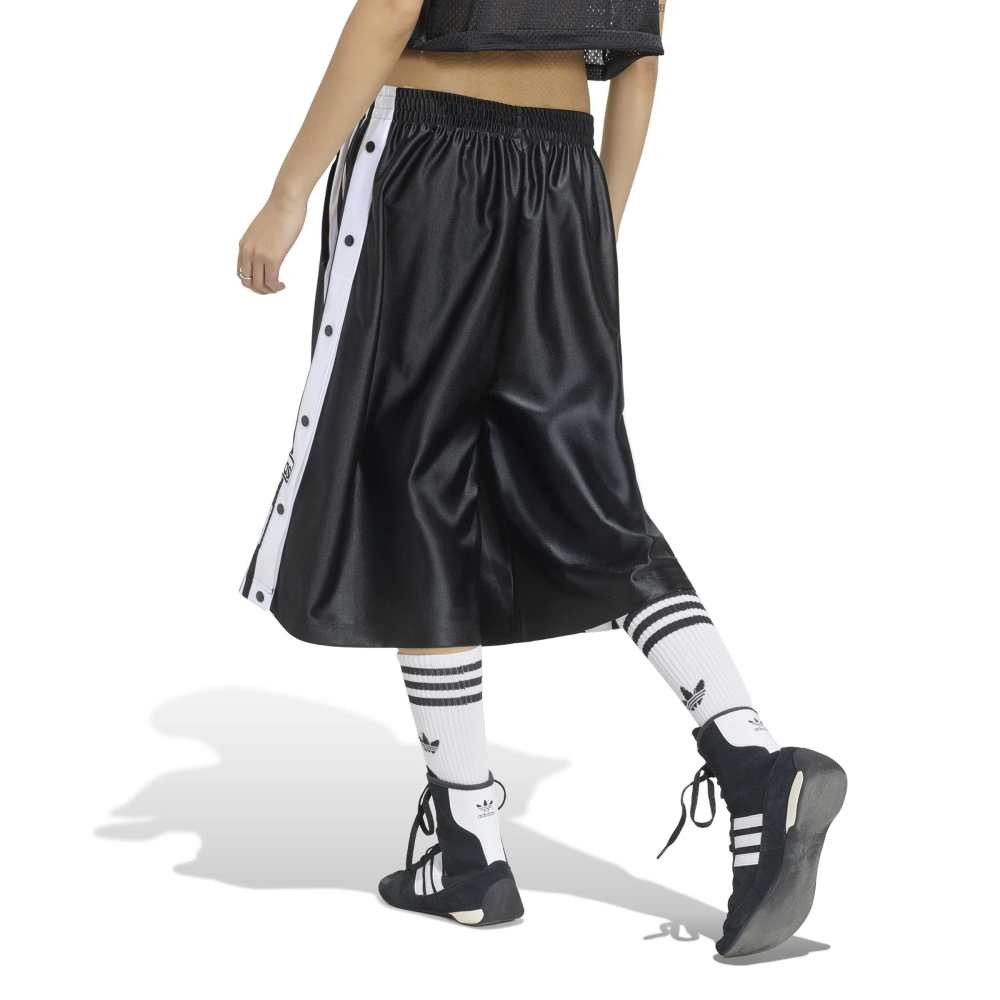 Adidas Womens Long Shorts - Black / White