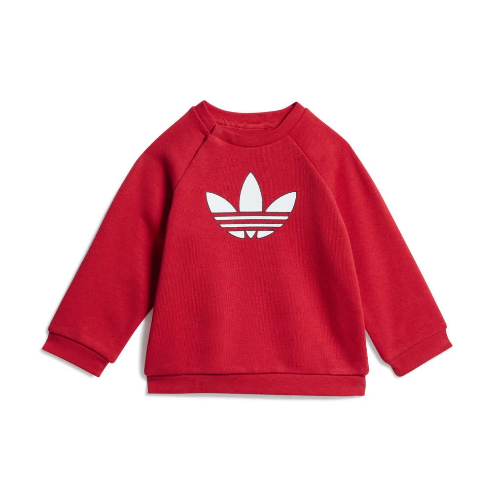 adidas Infants Crew Set - Better Scarlet / White