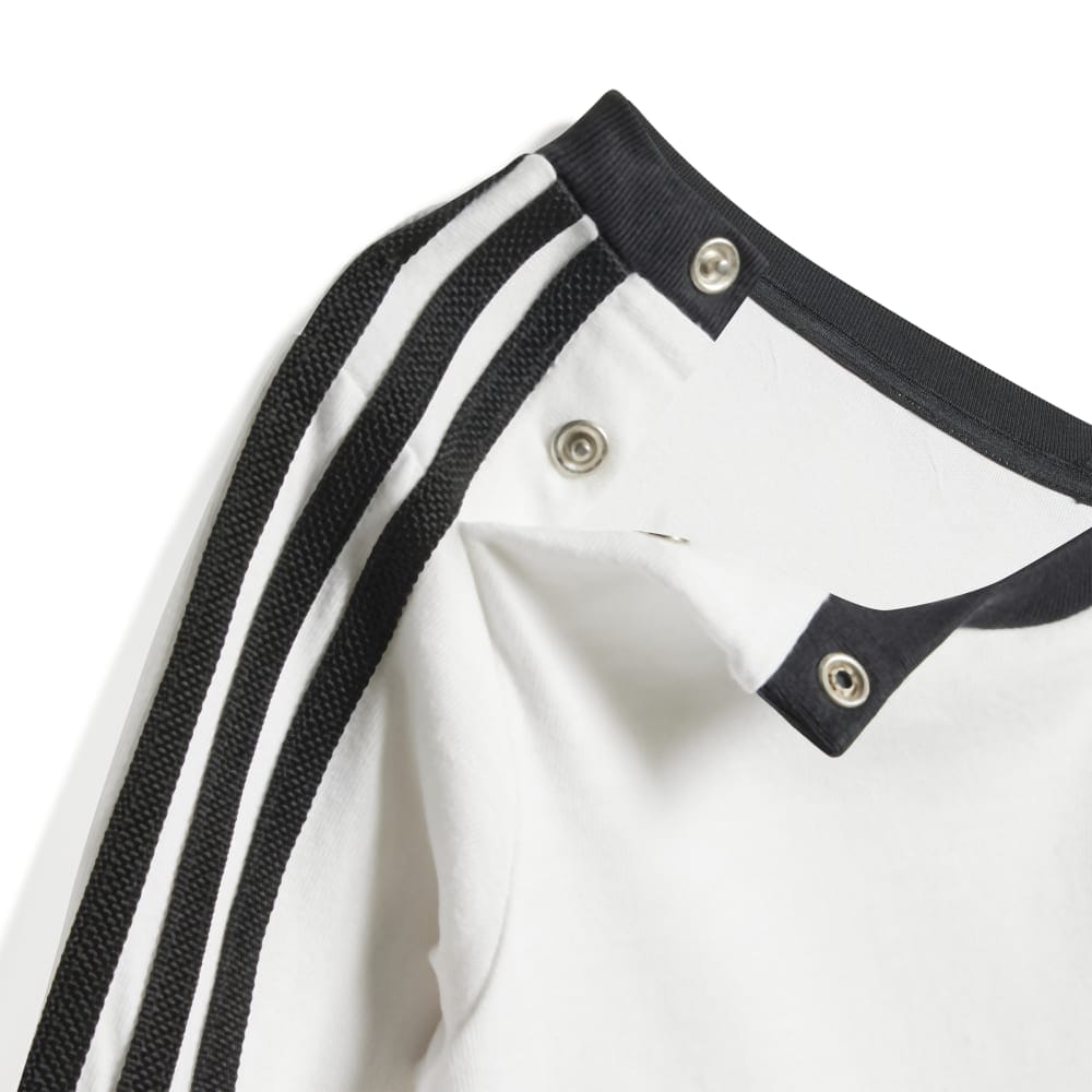 adidas Infants Denim Long Sleeve Tee Set - White