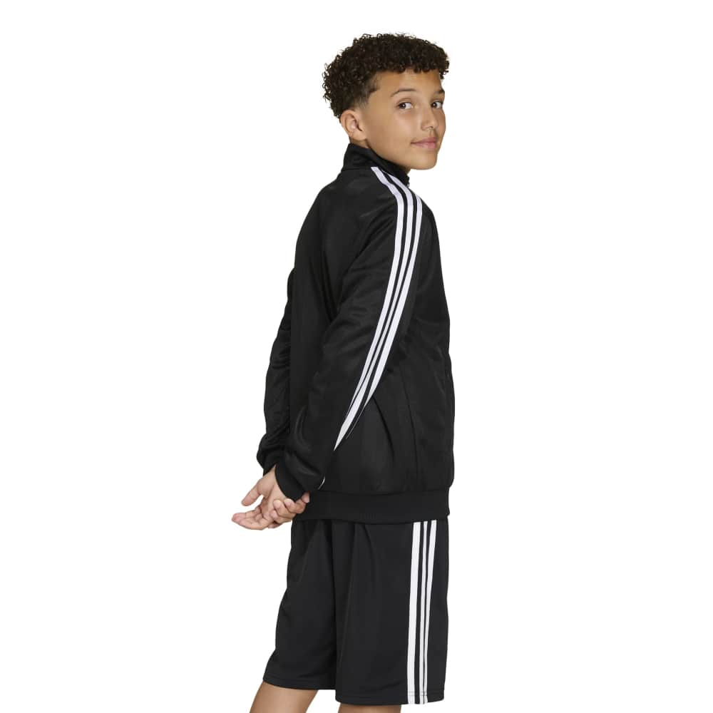 adidas Kids Loose Jacquard Track Top - Black