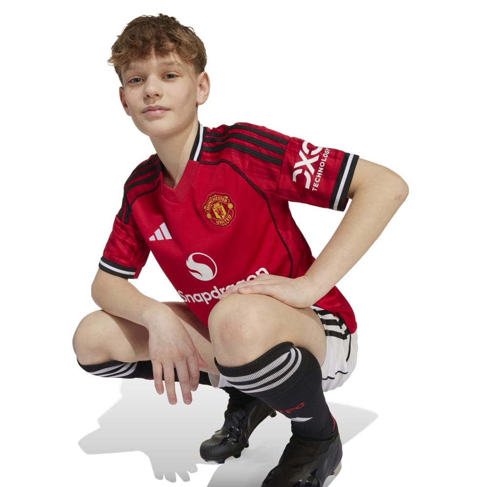 adidas Kids Manchester United 25/26 Home Jersey