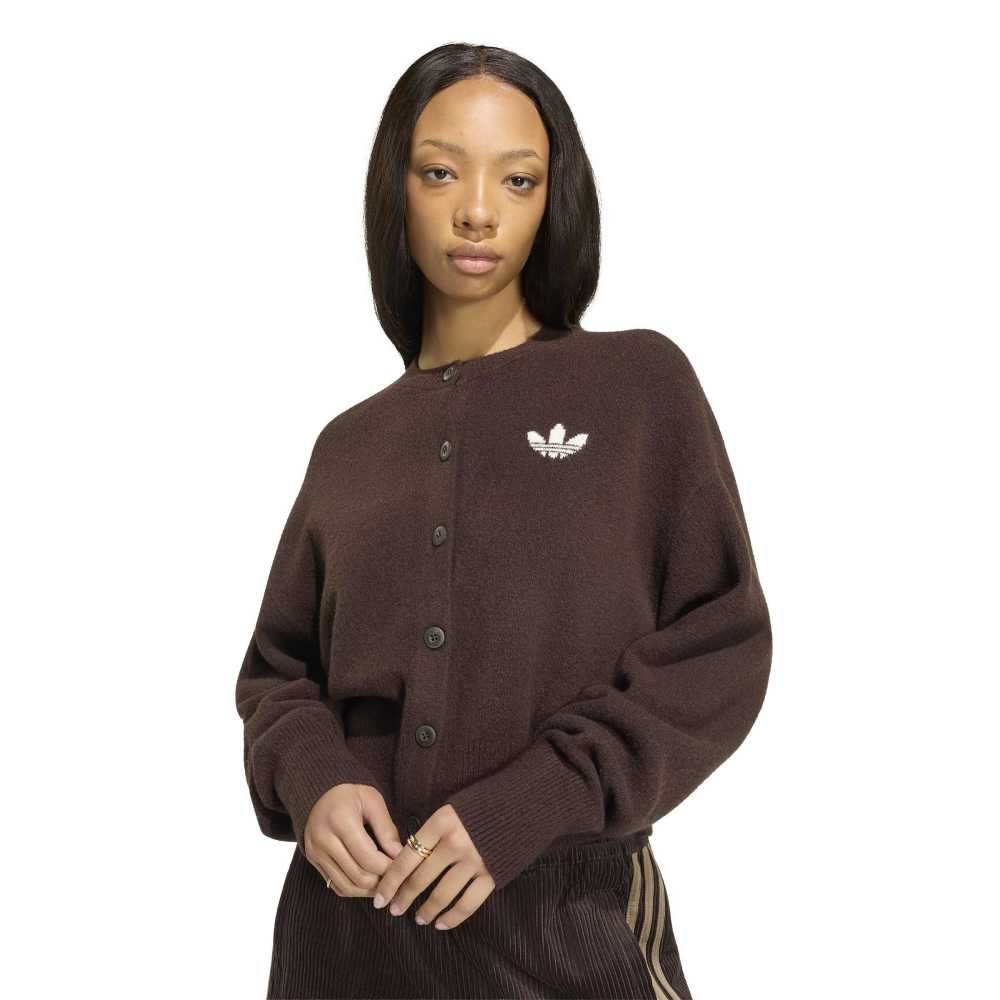 Adidas Womens Essentials Cardigan - Aurora Coffee