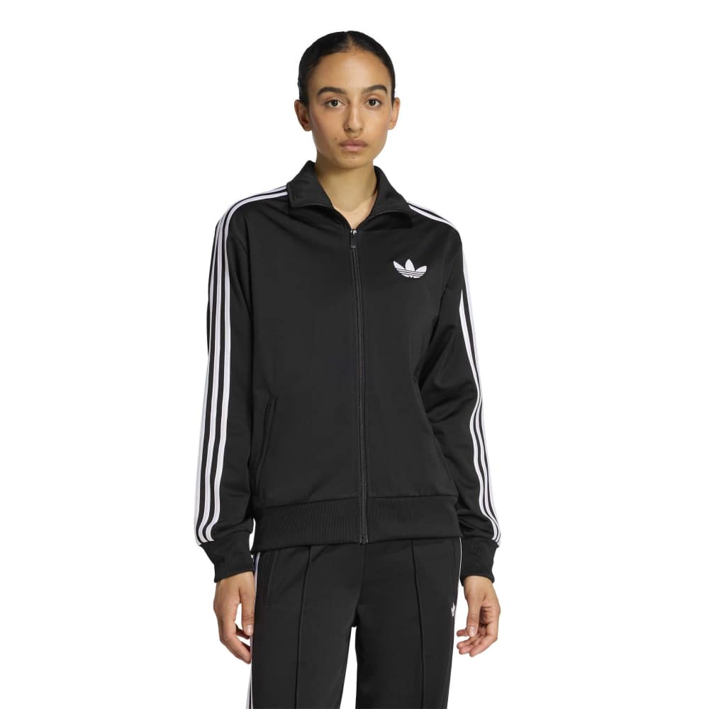 Adidas Womens Loose Firebird Track Top - Black / White