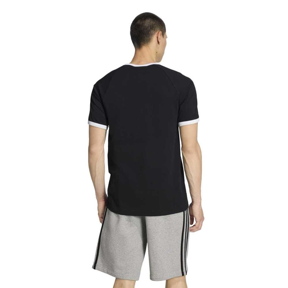 Adidas 3-Stripes Slim Ringer T-Shirt - Black