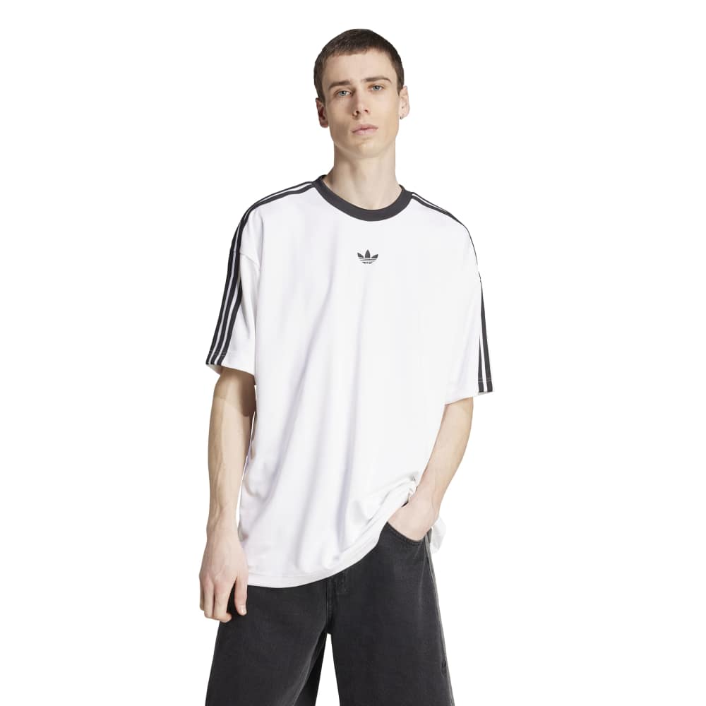 adidas Adicolor Jacquard Jersey - White / Black