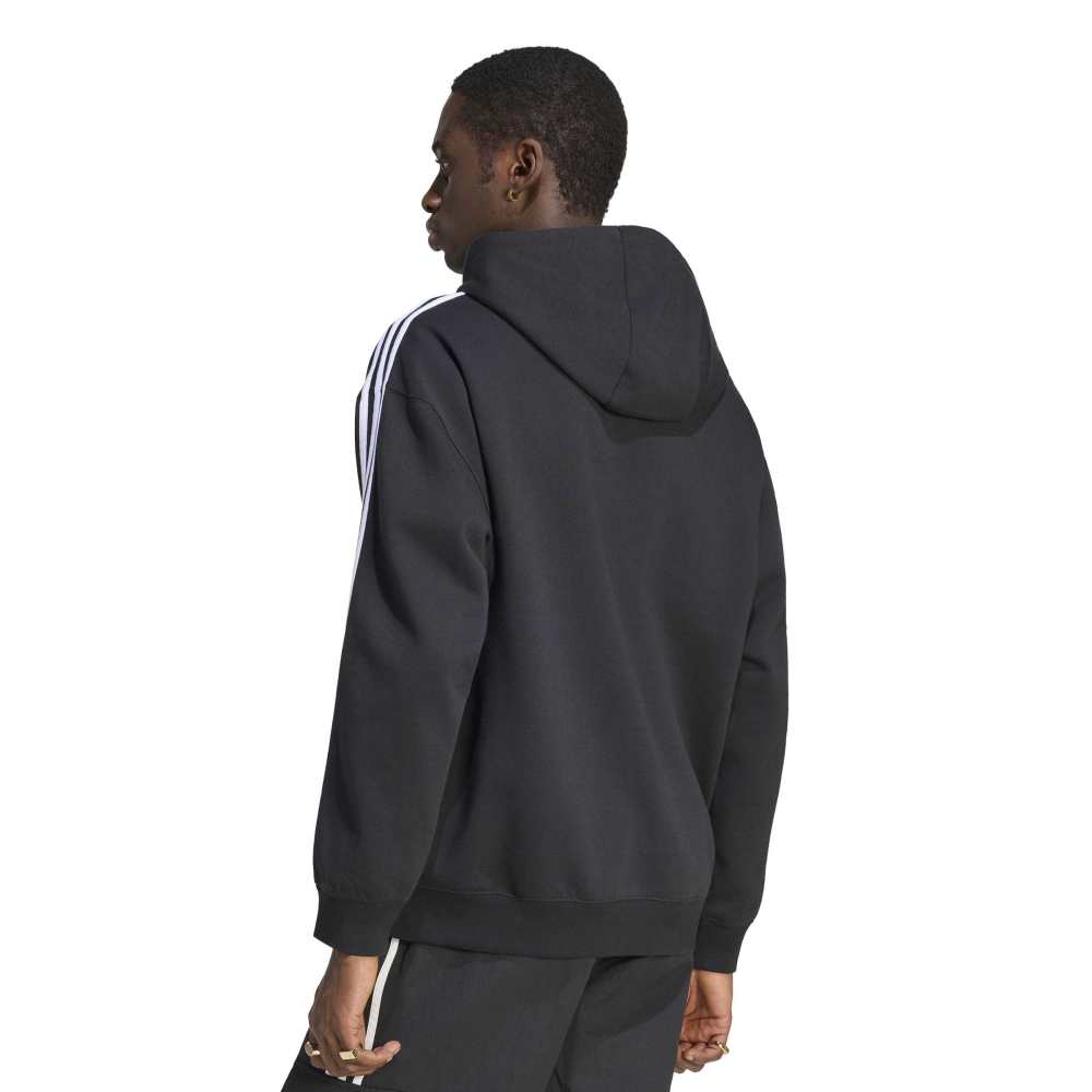 Adidas Adicolor Oversize Full-zip Hoodie - Black