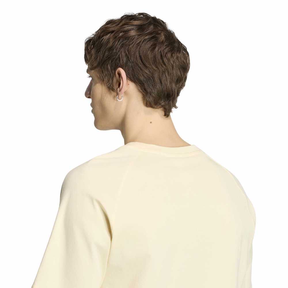Adidas Chest Stripes T-Shirt - Warm Vanilla
