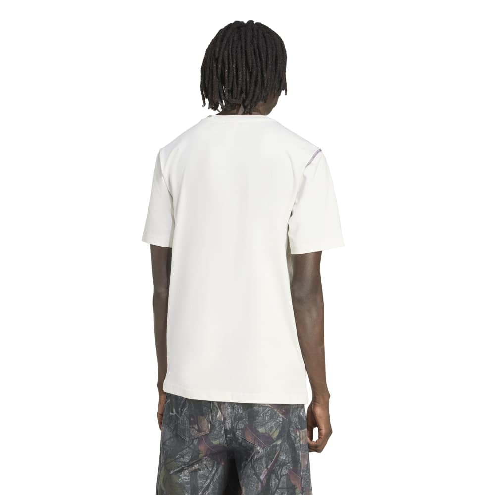 adidas Distressed Graphic Tee - Cloud White