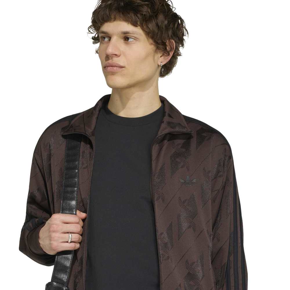 Adidas Monogram Firebird Track Top - Aurora Coffee
