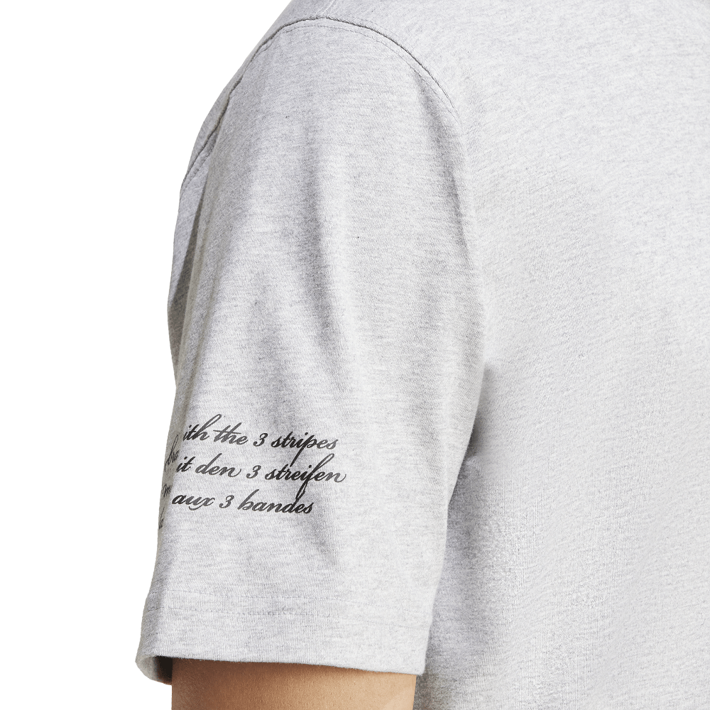 adidas VRCT Tee - Medium Grey Heather