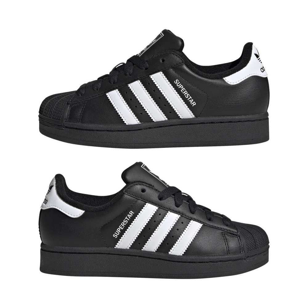 adidas Kids Superstar II - Core Black / Core White