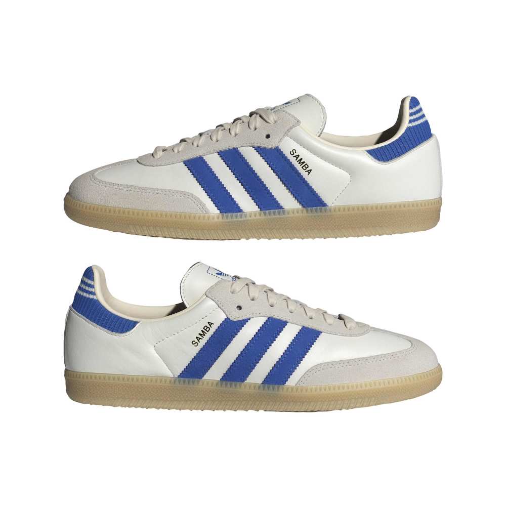 adidas Samba OG - Cloud White / Blue / Gum