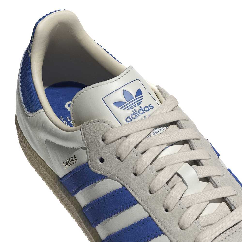 adidas Samba OG - Cloud White / Blue / Gum