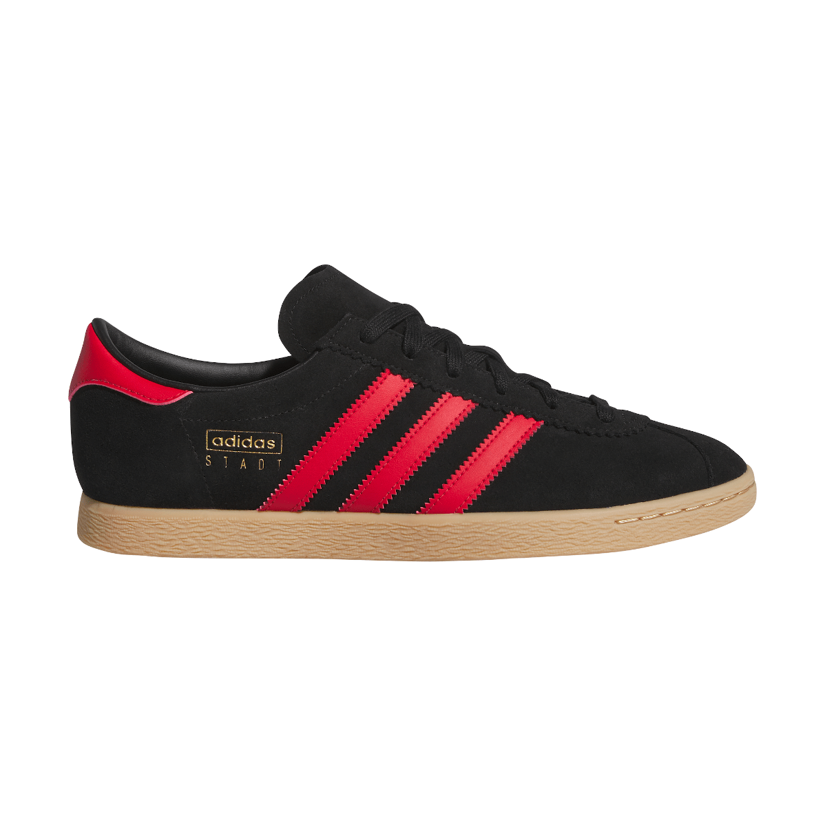 adidas Stadt - Black / Better Scarlet
