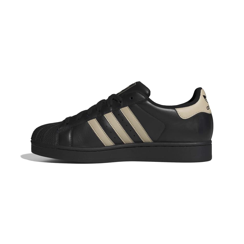 adidas Superstar II - Core Black / Stone Khaki / Core Black