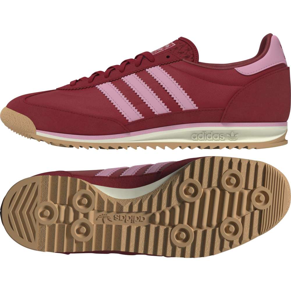 adidas Womens SL 72 - Better Scarlet / Pink / Off White