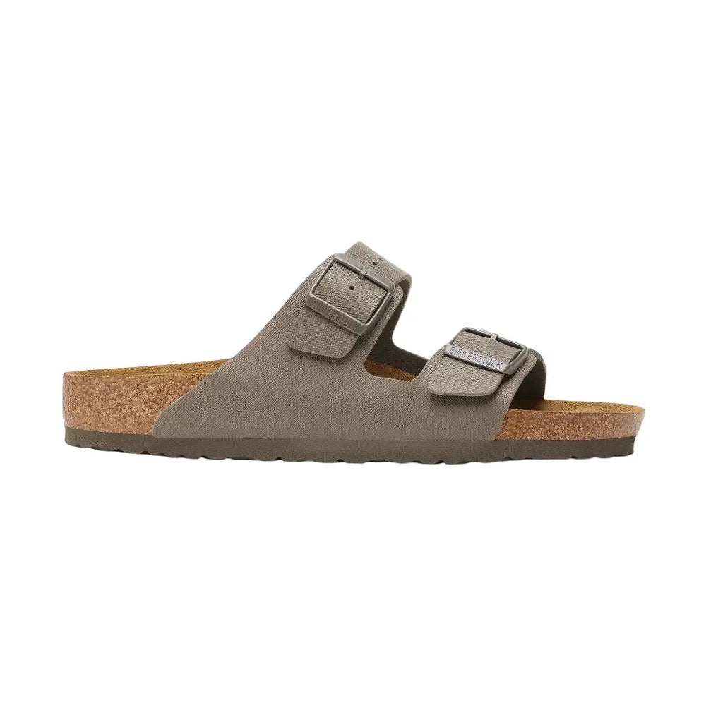Birkenstock Arizona Birko-Flor Regular - Saffiano Concrete Gray