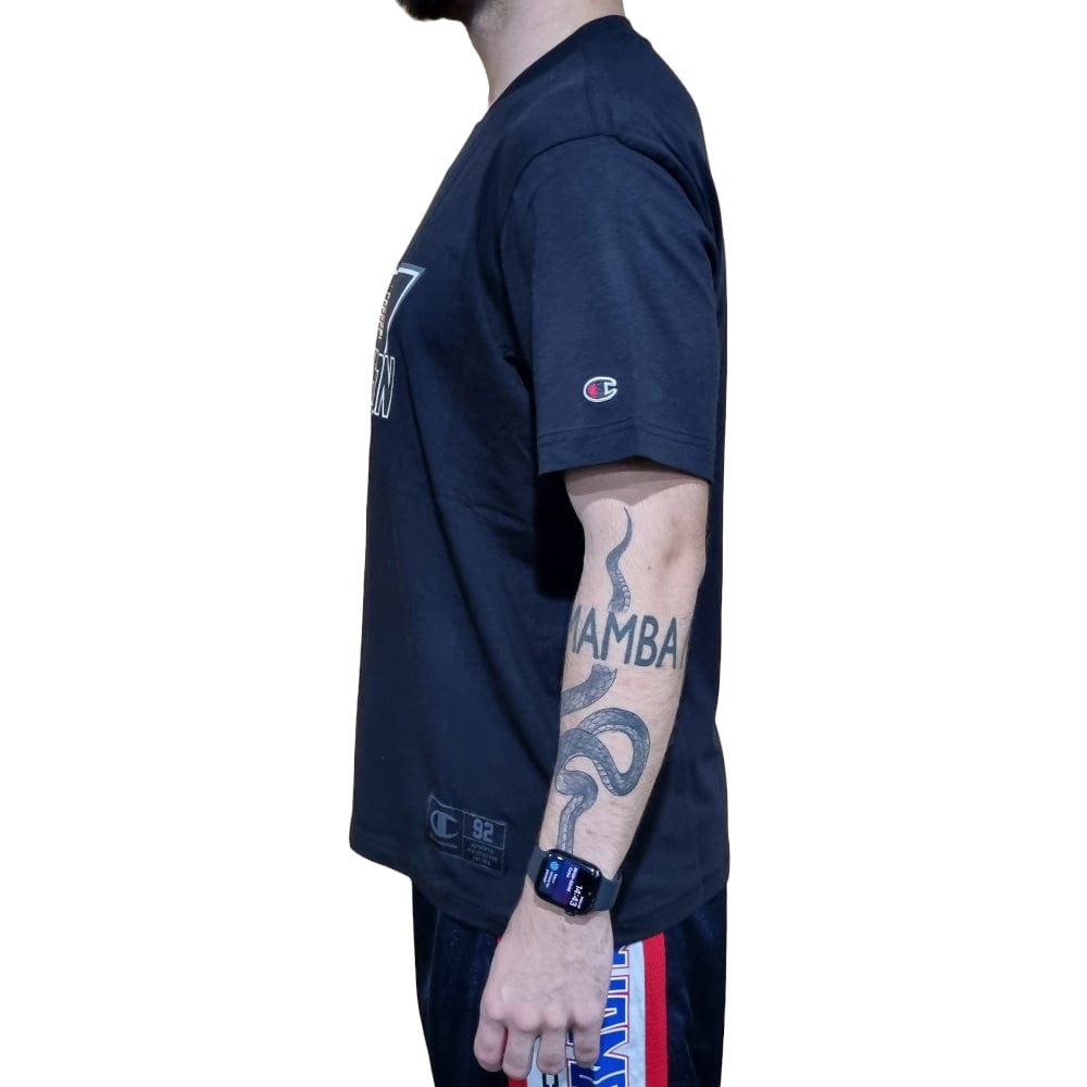Champion EU Mod Sport Graphic Tee - Nearly Black