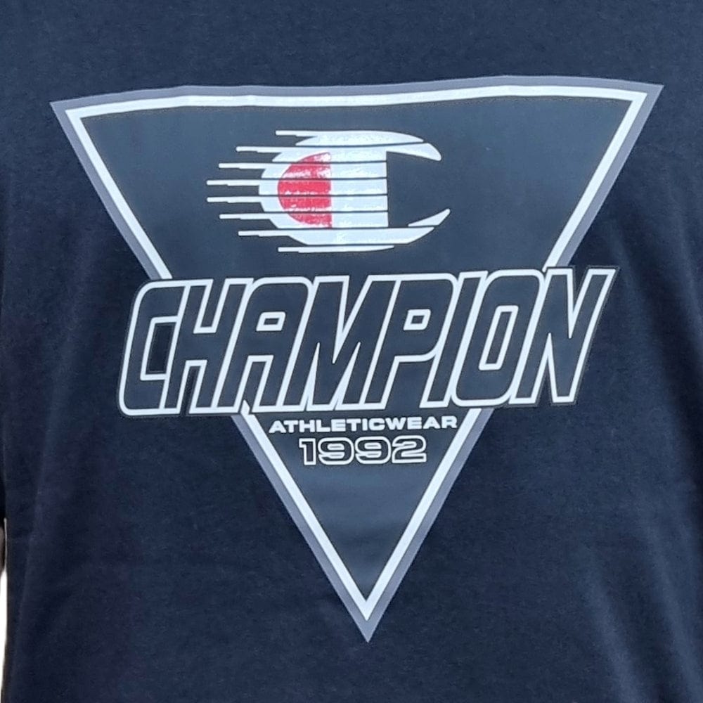 Champion EU Mod Sport Graphic Tee - Nearly Black