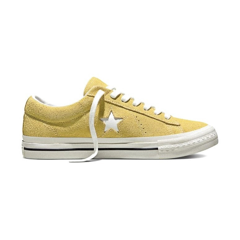 Unisex Converse One Star 95 Suede Low Top - Sunny Outlook / Vintage White / Black