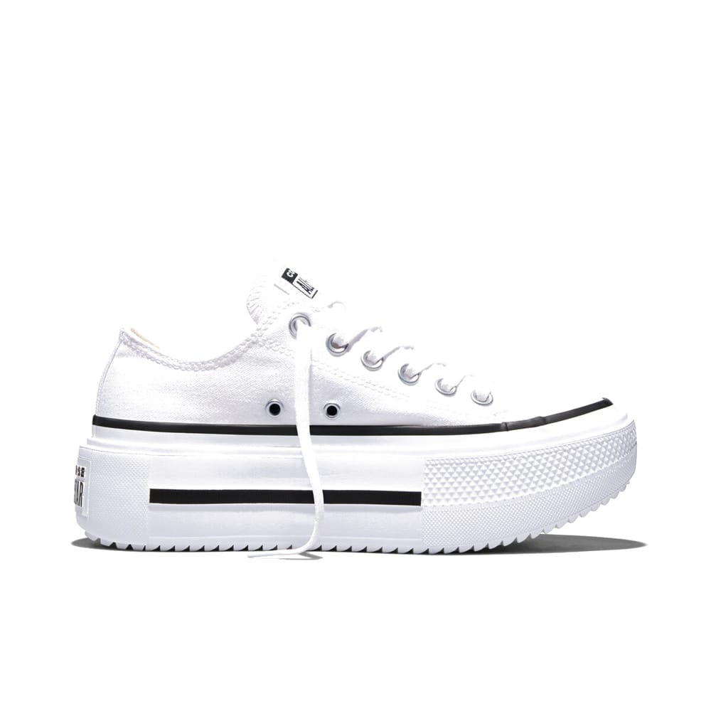 Converse Womens Chuck Taylor All Star Lift Double Stack Ox - Black / White