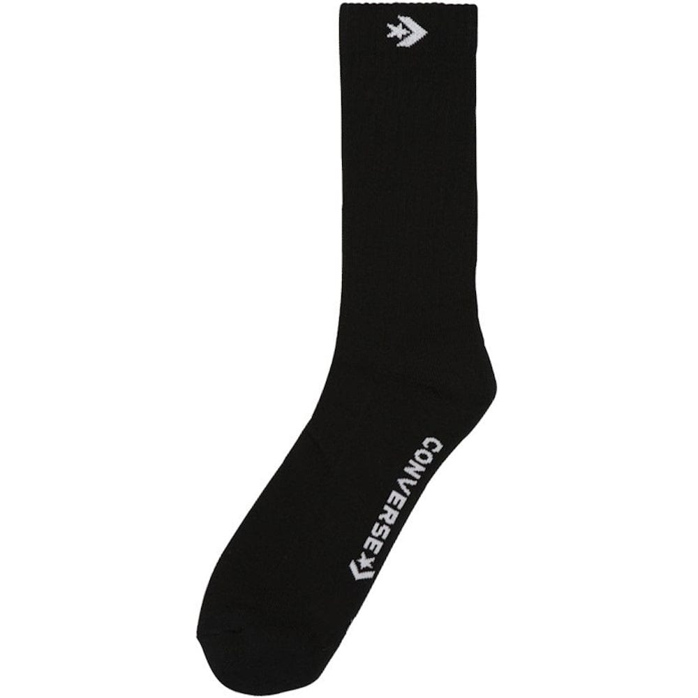 Converse Star Chevron Crew Sock 3 Pack - Black