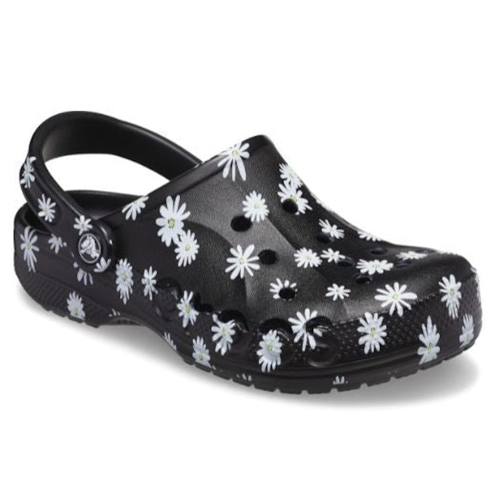 Crocs Baya Printed Clog - Black Daisy