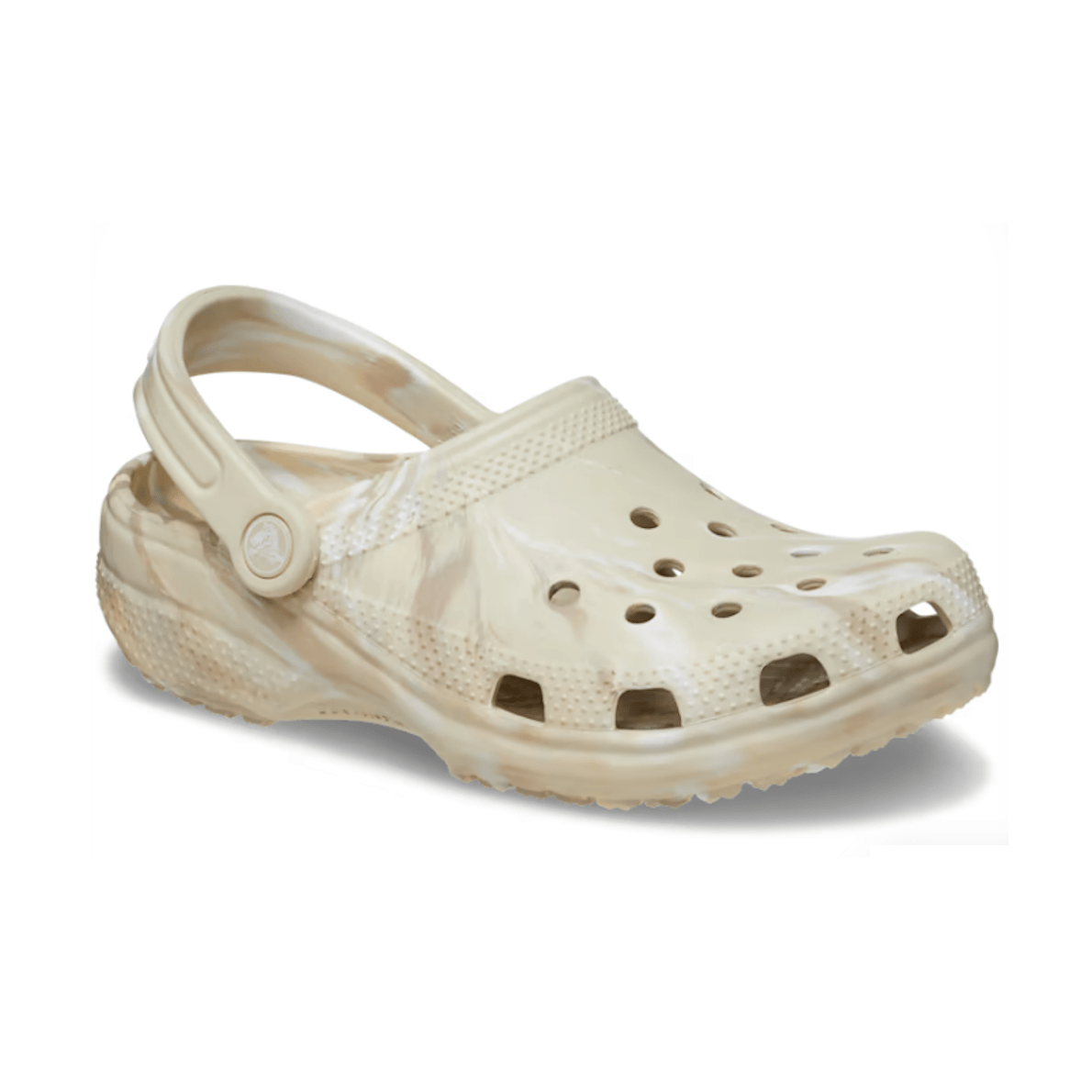 Crocs Classic Marbled Clog - Bone / Multi