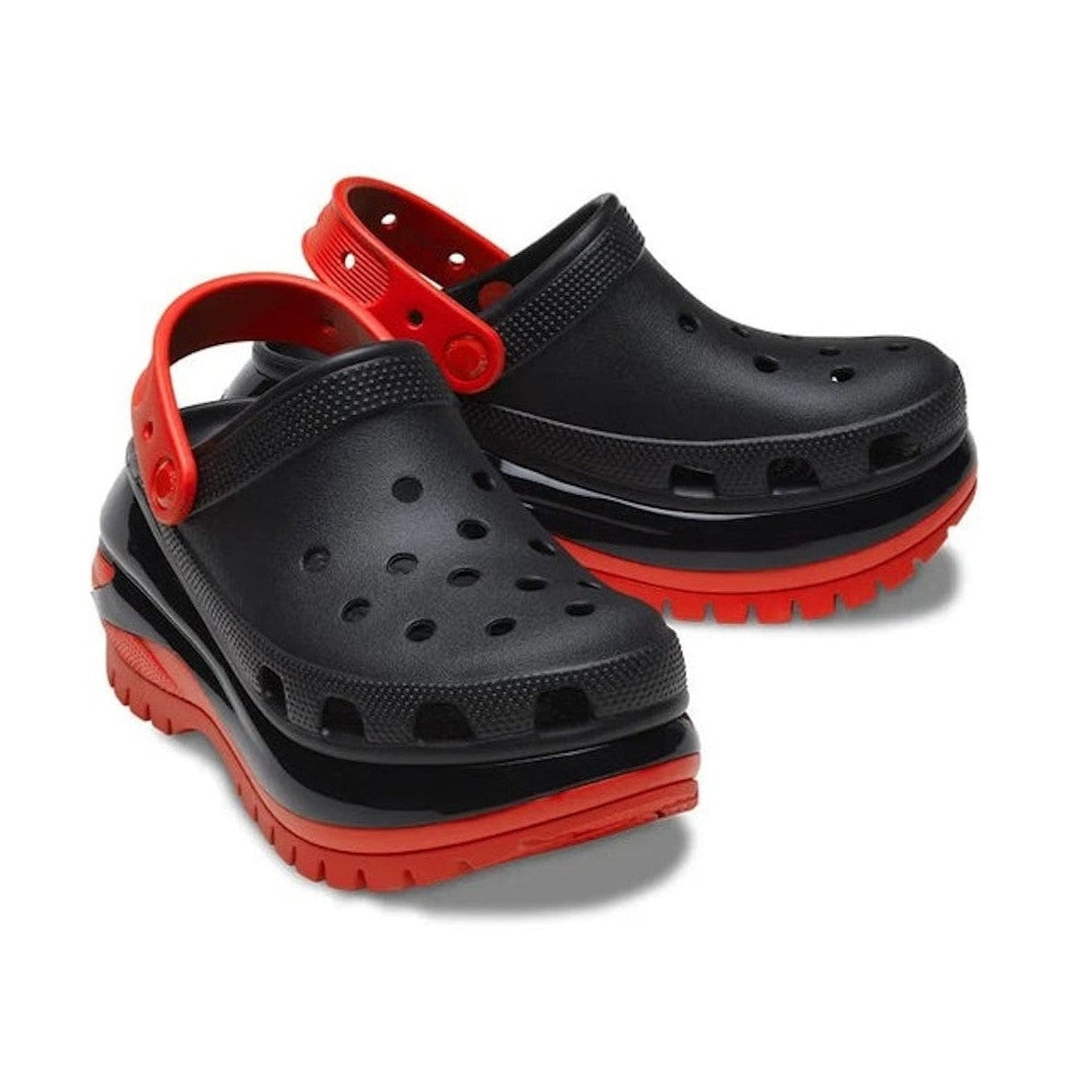 Crocs Mega Crush Clog - Black / Varsity Red