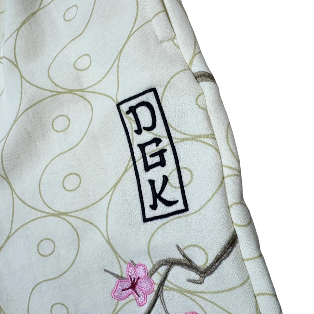 DGK Unity Fleece Track Pant - Cream