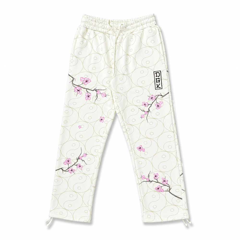 DGK Unity Fleece Track Pant - Cream