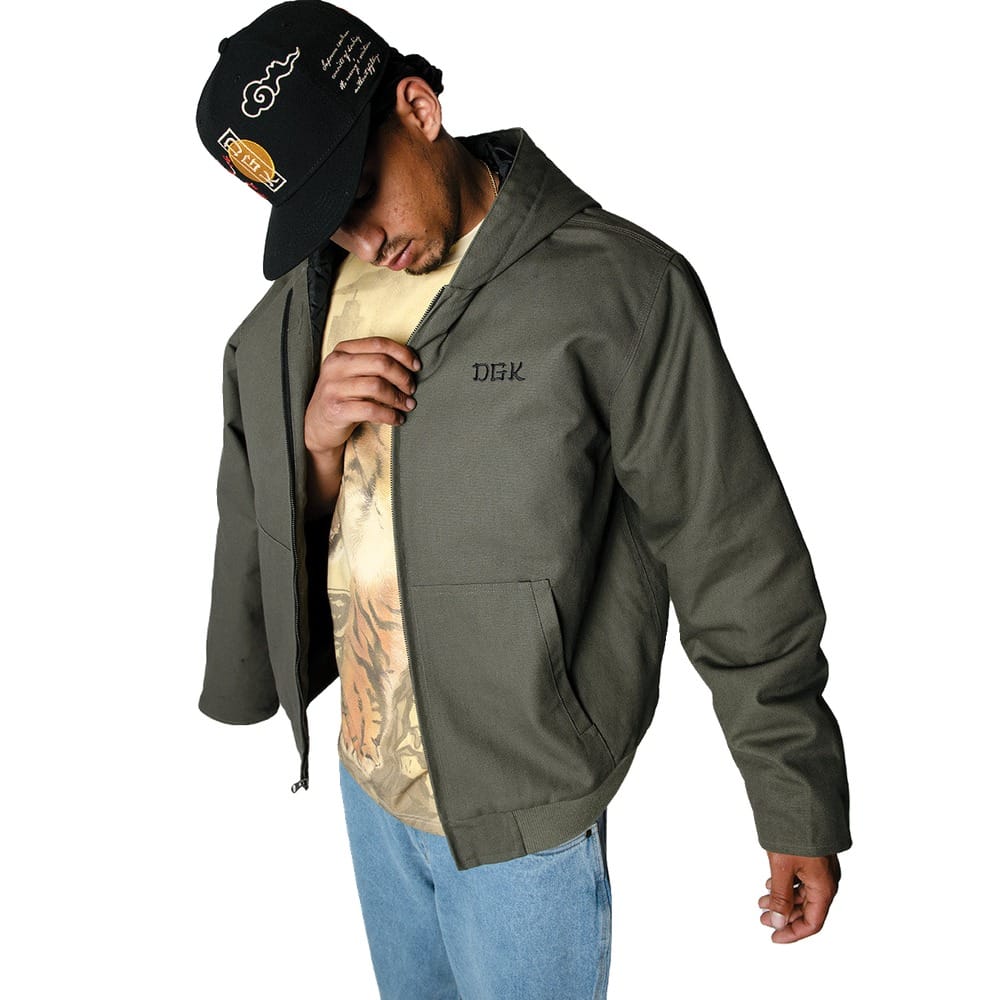 DGK Patience Canvas Jacket - Olive