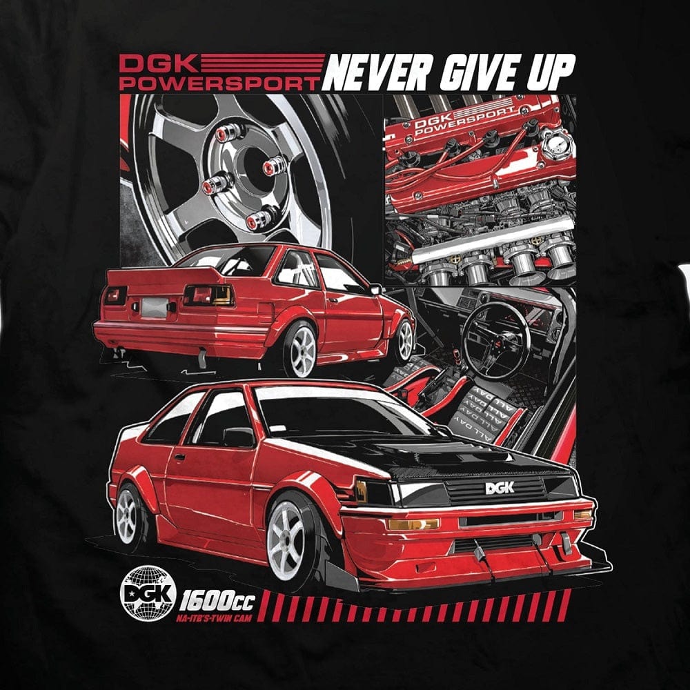 DGK Twin Cam Tee - Black