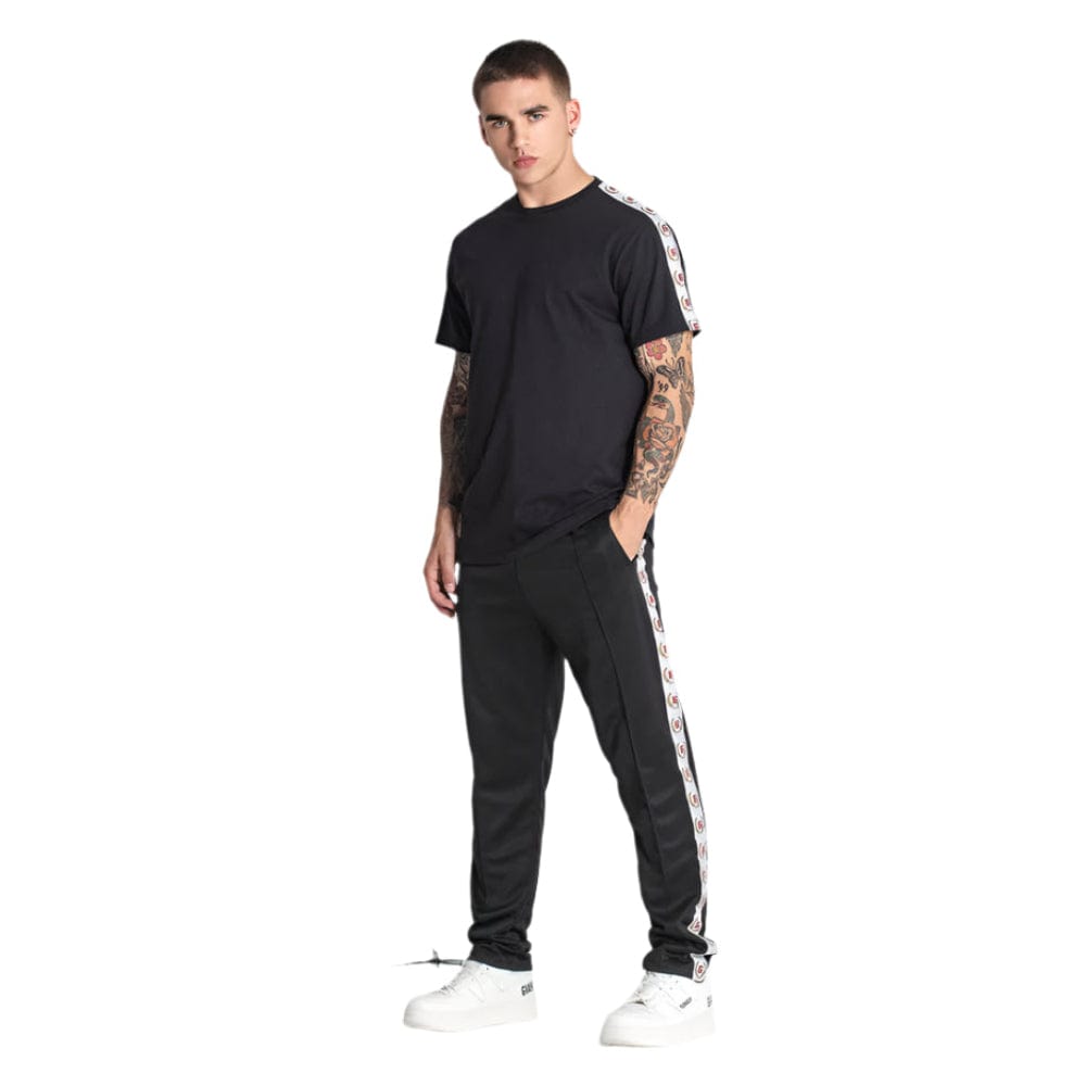 Gianni Kavanagh Retro Tape Tee - Black front side