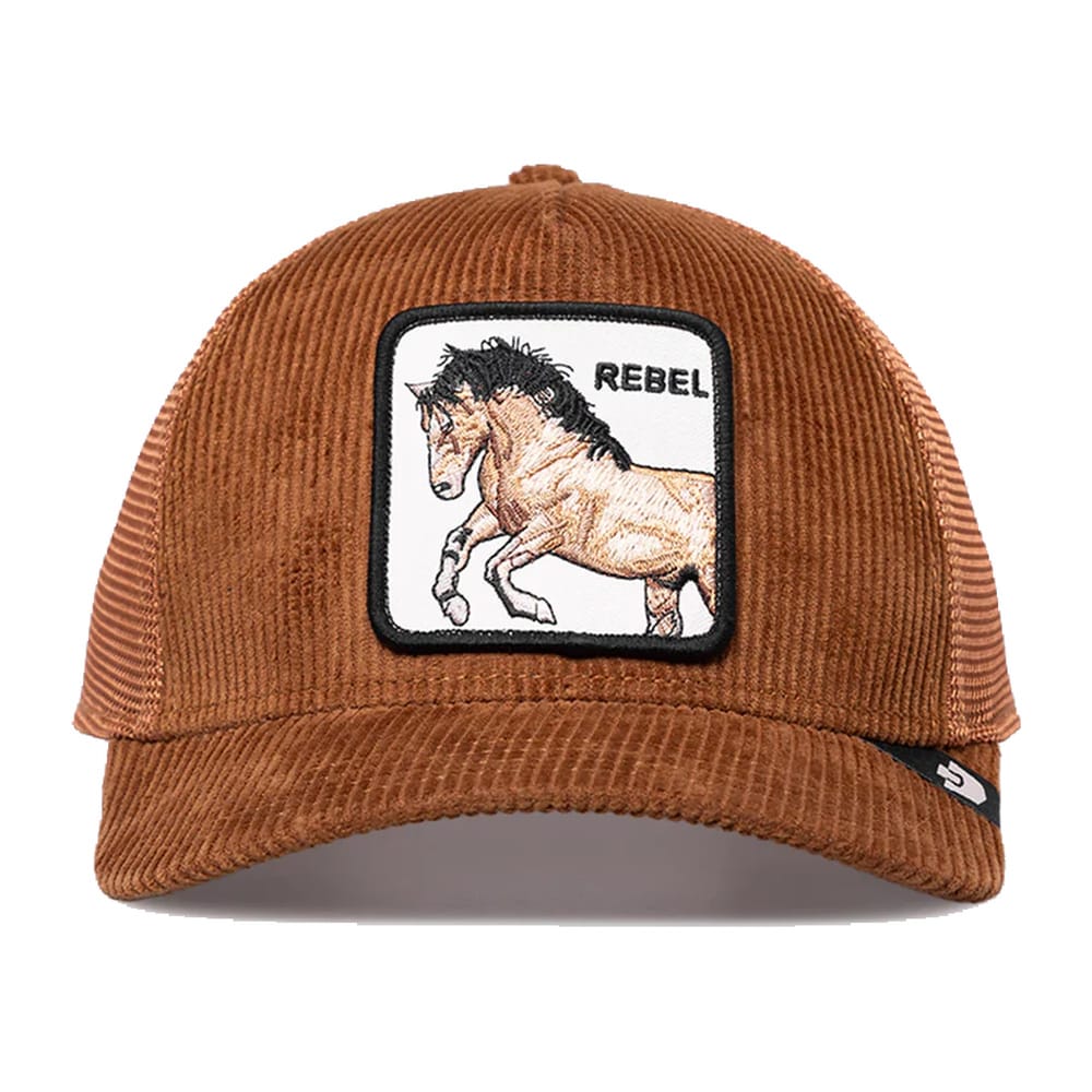 Goorin Bros Dapper Rebel Corduroy Trucker Snapback - Heat