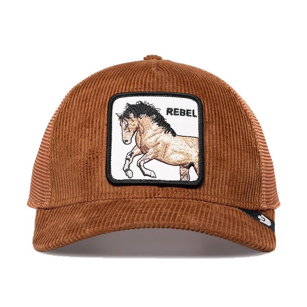 Goorin Bros Dapper Rebel Corduroy Trucker Snapback - Heat