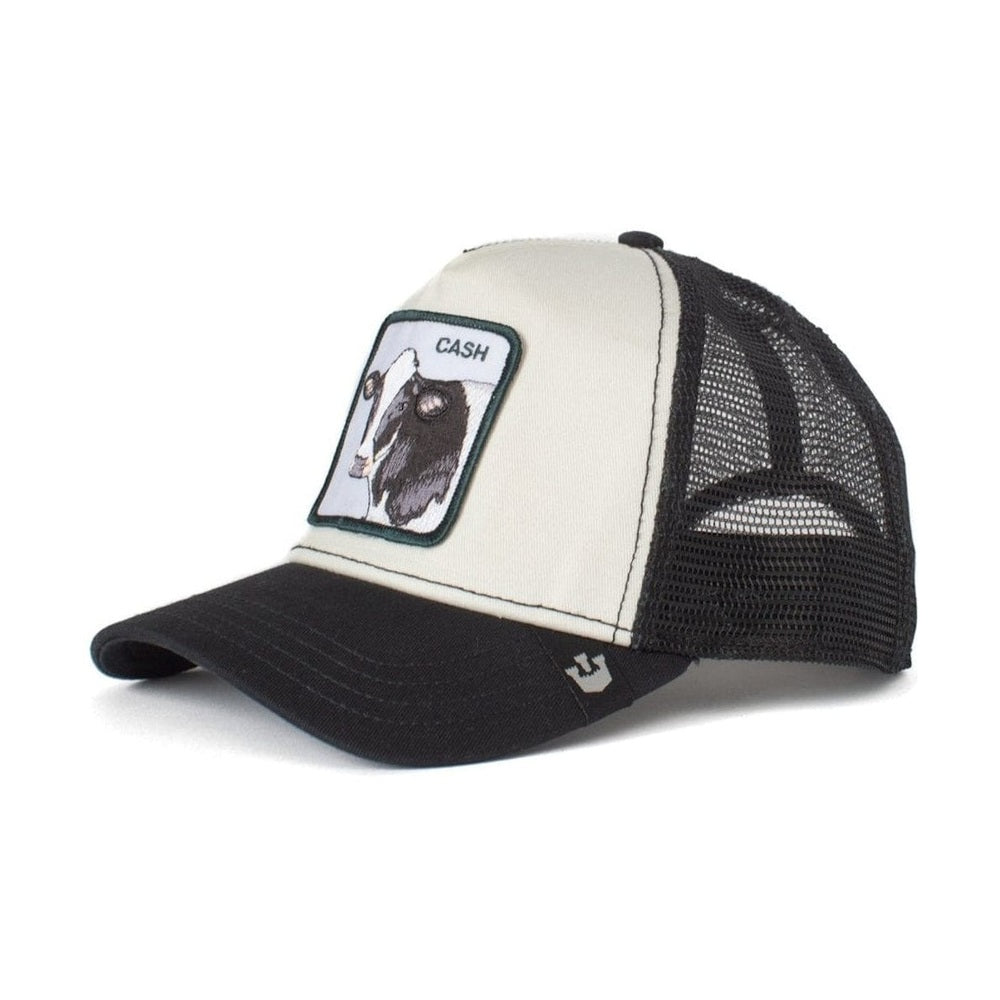 Goorin Bros The Cash Cow Trucker Snapback - Black / White