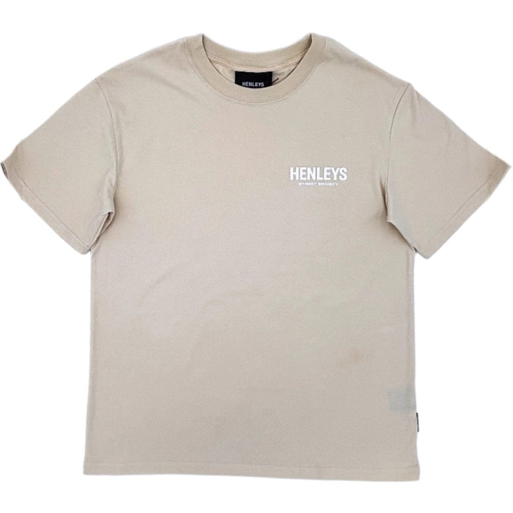 Henleys Society Tee - Bone