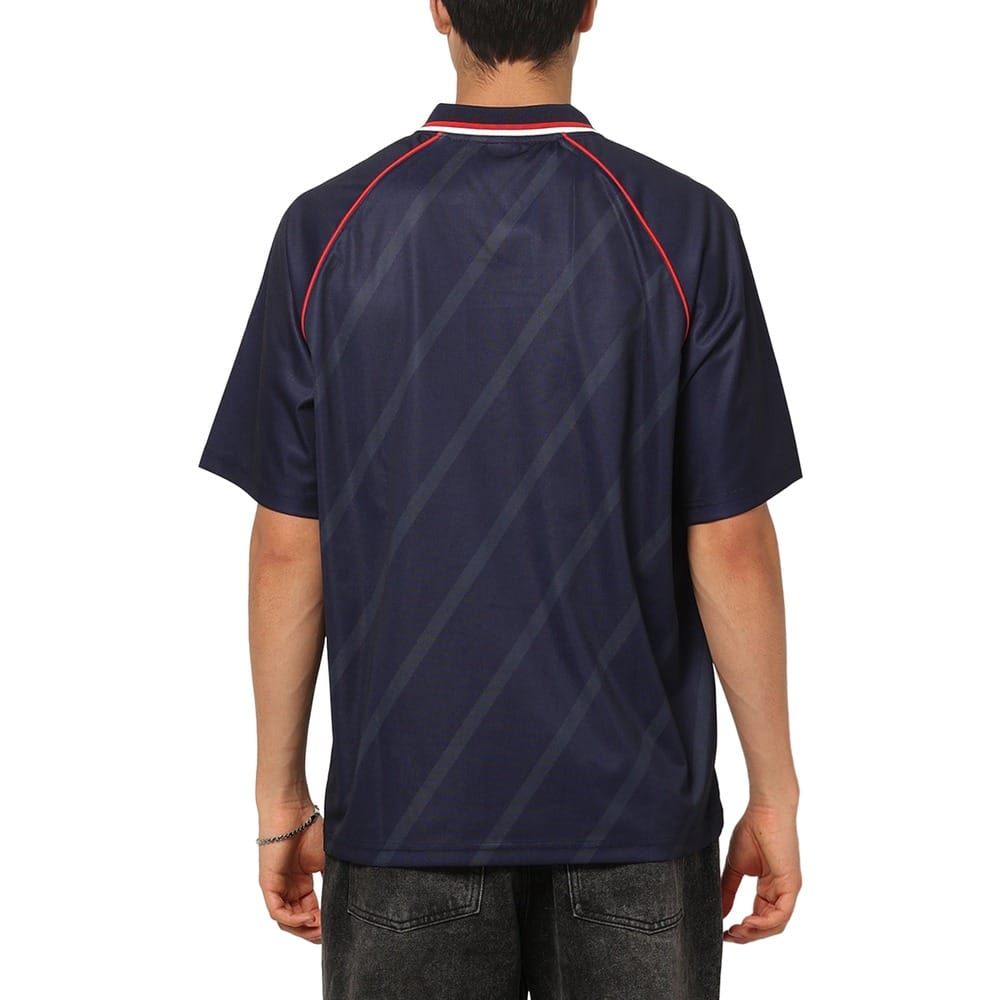 Majestic Athletic England Mesh SS Jersey - Kraken Navy