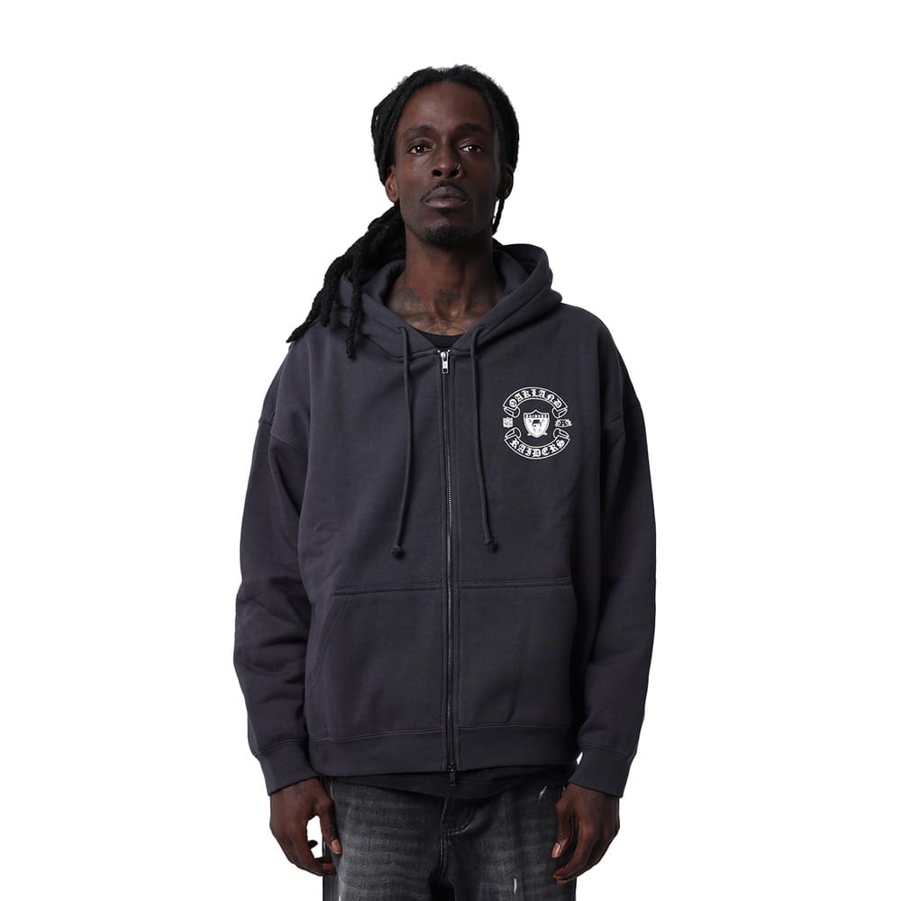 Mitchell & Ness Hard Yards Hoodie Oakland Raiders - Washed Black