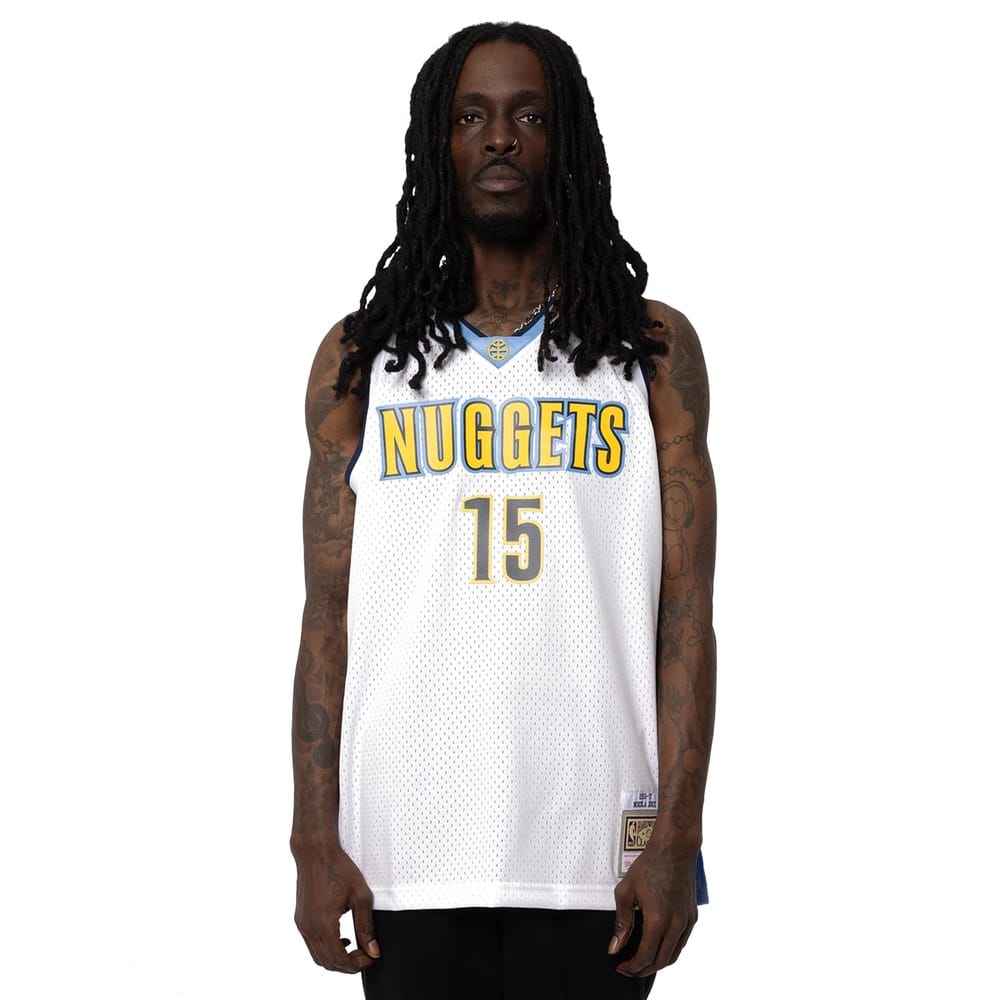 Mitchell & Ness Swingman Jersey Denver Nuggets Nikola Jokic 16/17 - White