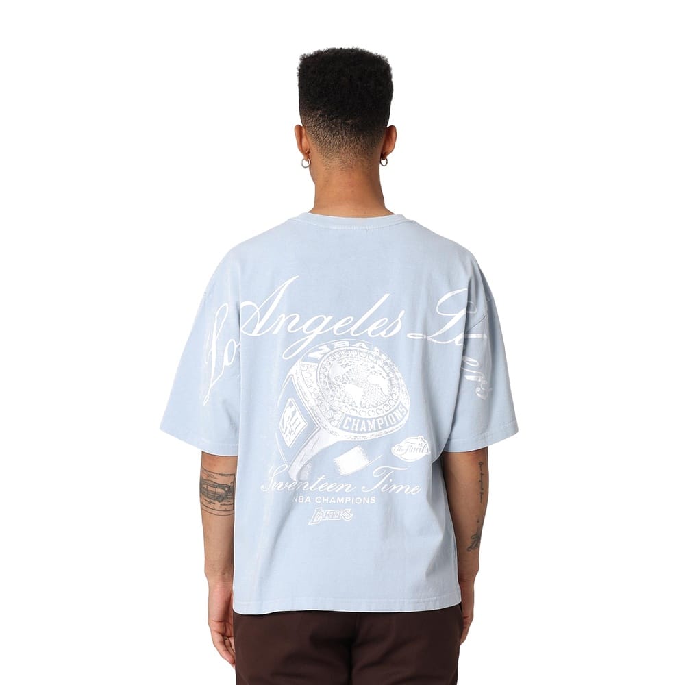 Mitchell & Ness The Champions Ring Tee Los Angeles Lakers - Blue Aura