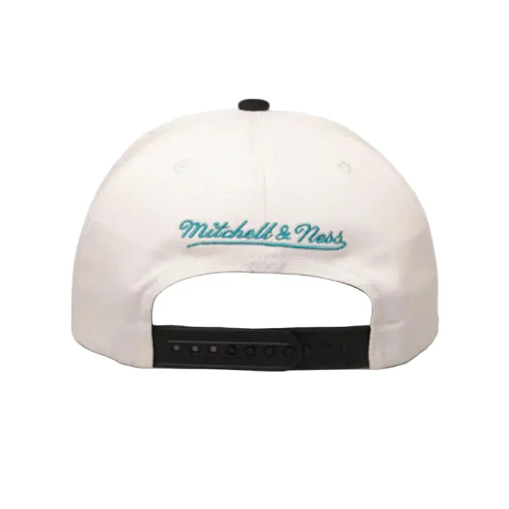 Mitchell & Ness Draft Day Pro Pinch Snapback Charlotte Hornets - Vintage White / Black