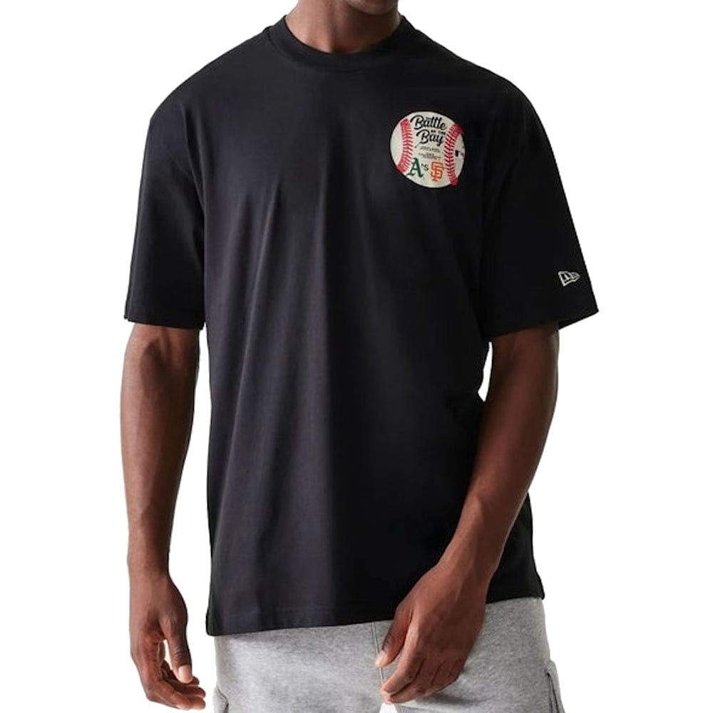 New Era Battle Of The Bay Oversize Tee - Black